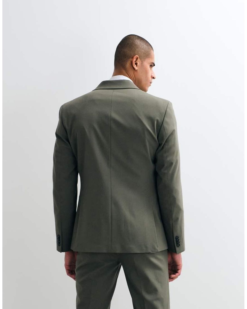 ASOS Gray Slim Suit Jacket for men
