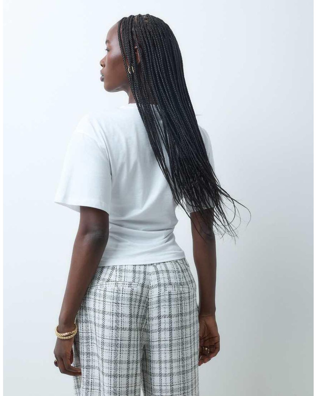 New Look White Corset Tee