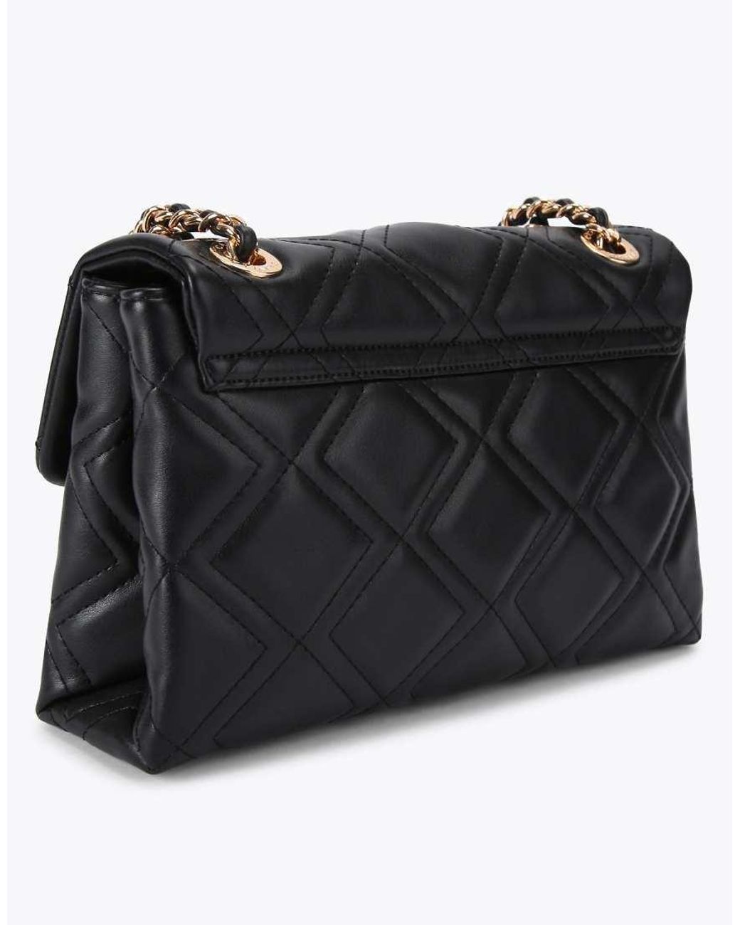 Carvela Kurt Geiger Black Large Rosa Chain Shoulder Bag