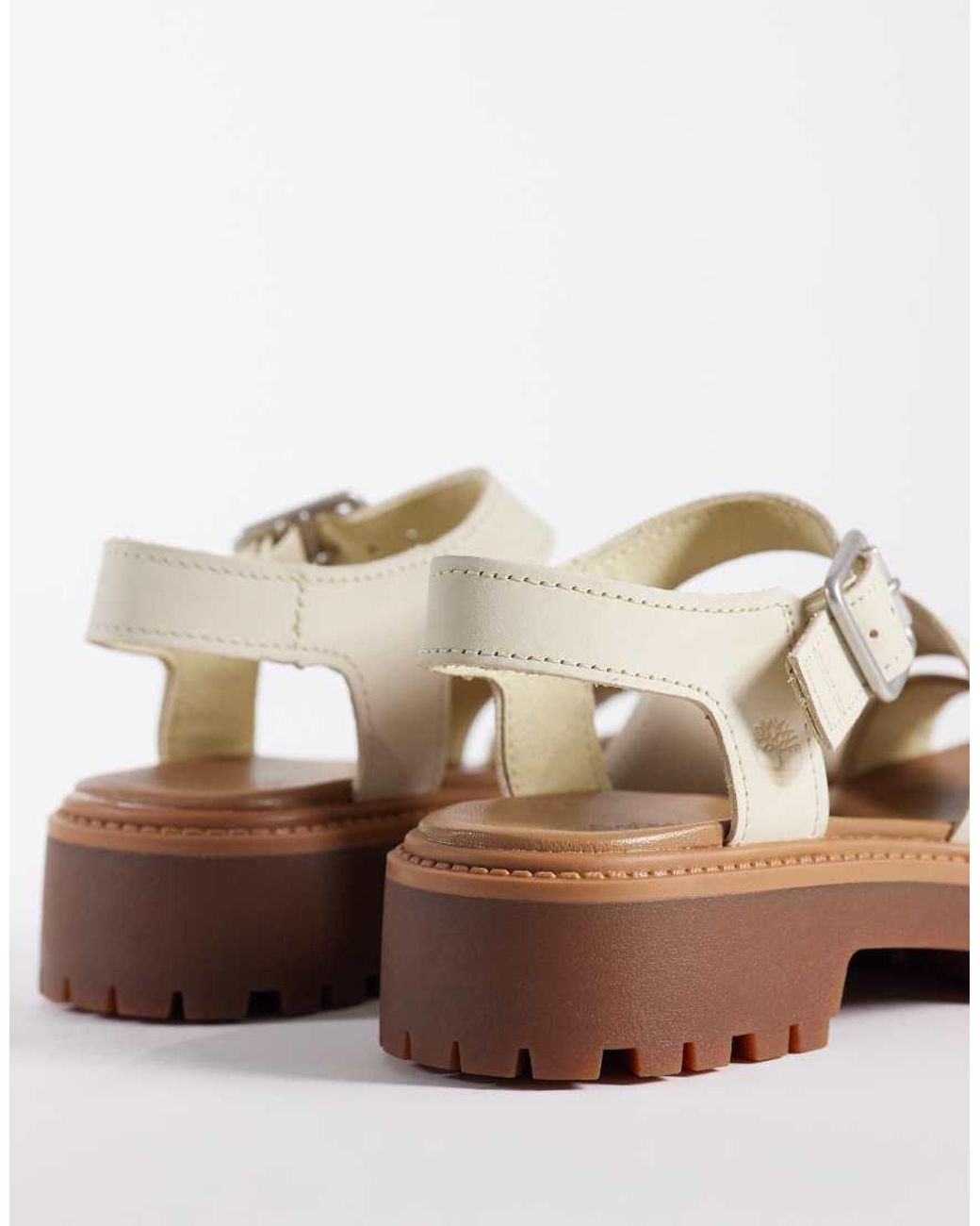 Timberland White Backstrap Sandal
