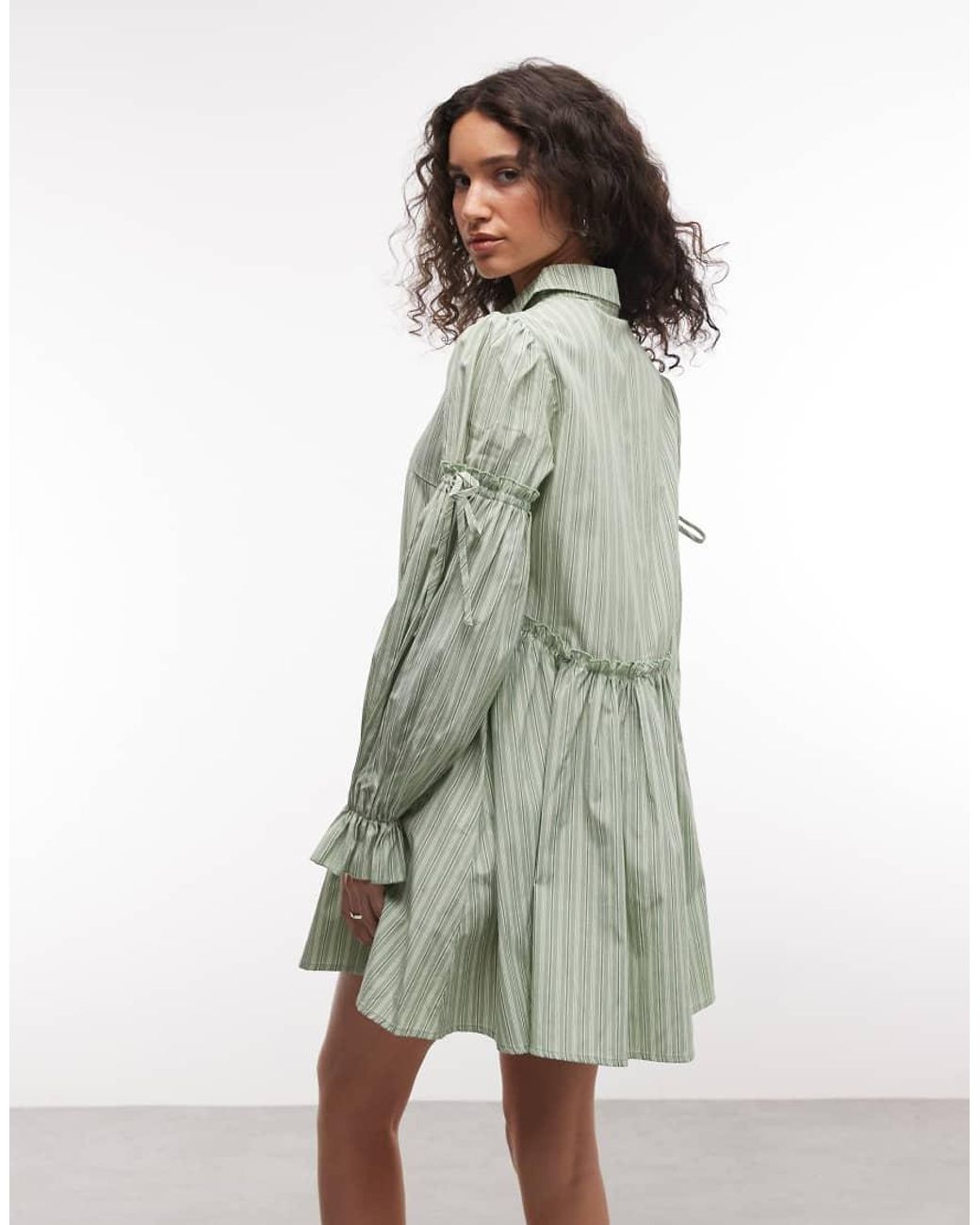 Daisy Street Multicolor Asymmetric Placket Shirt Dress