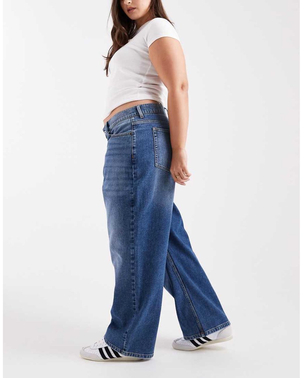 Collusion Blue X001 Plus Antifit Mid Rise Jean