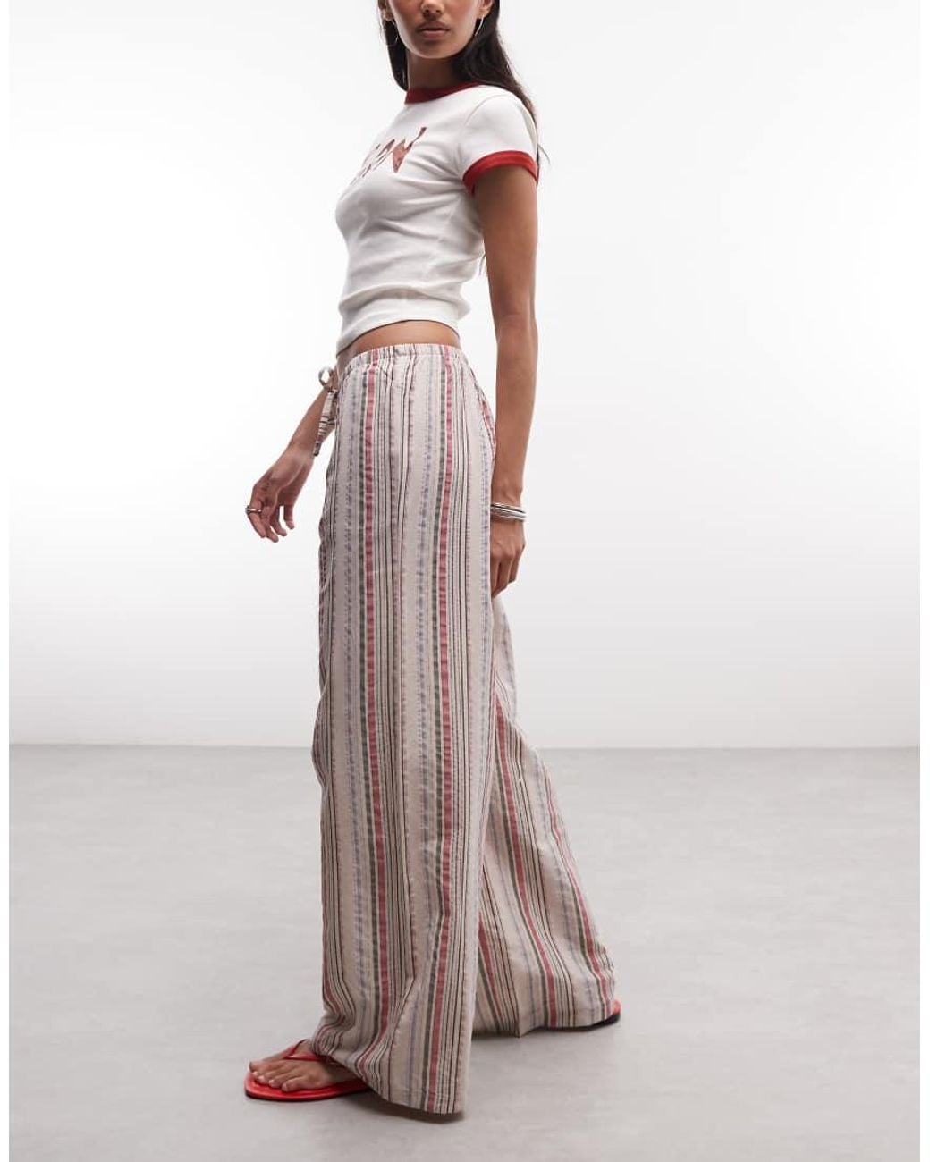 Reclaimed Vintage Pink Relaxed Trousers