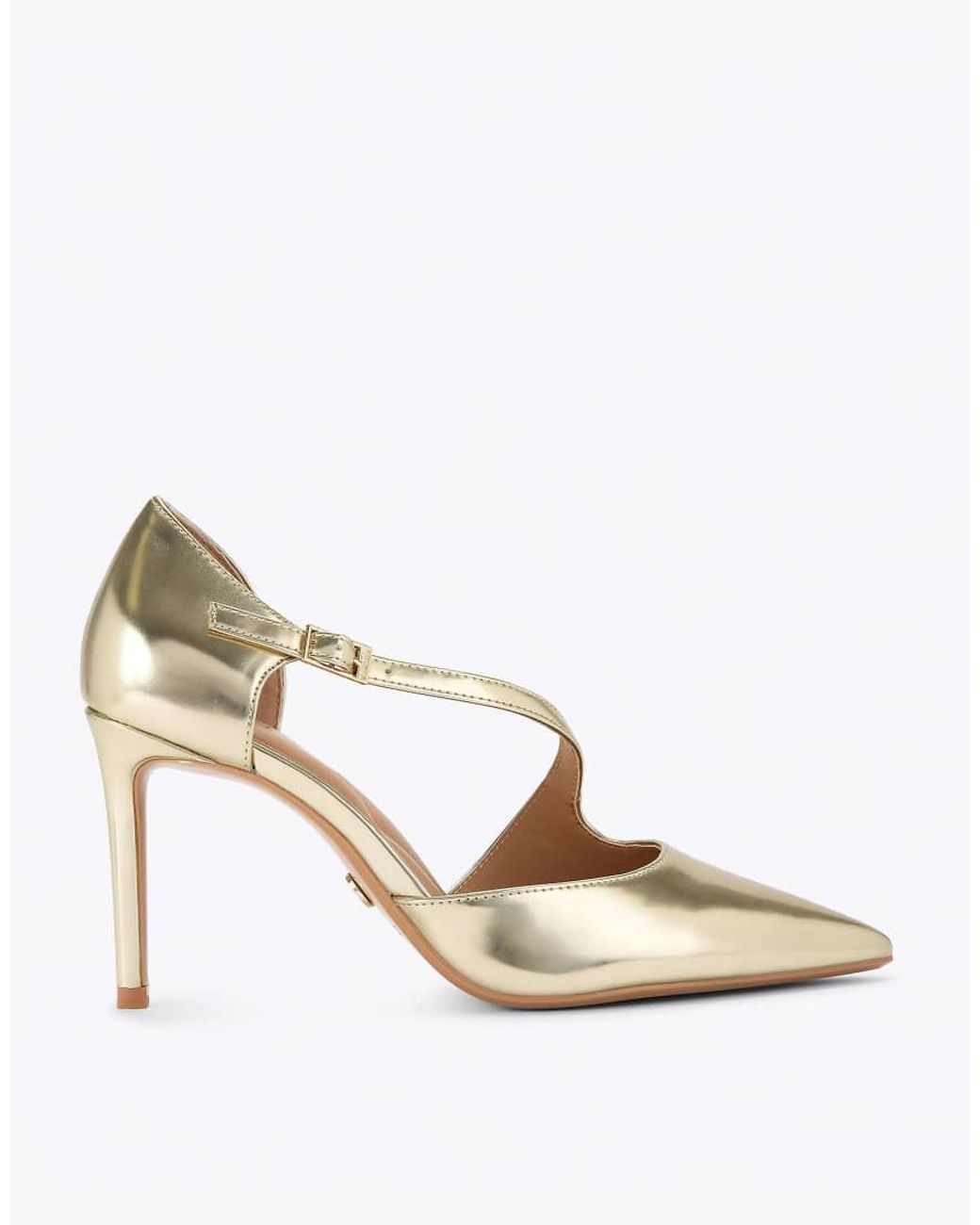 Carvela Kurt Geiger Metallic Lorita Court Heeled Shoes