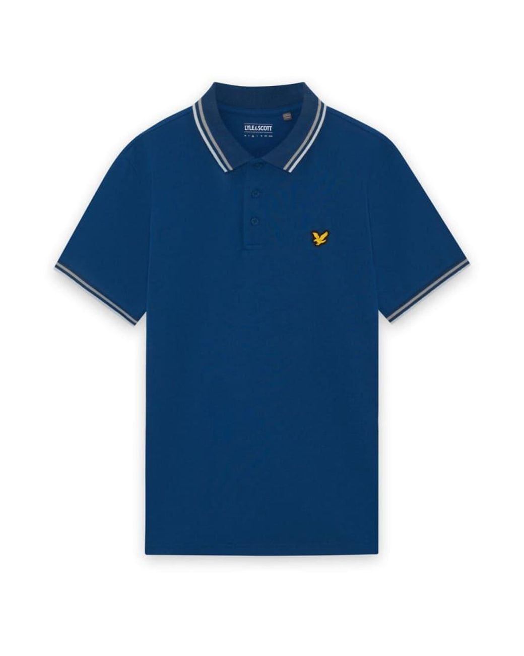 Lyle & Scott Blue Ss Polo Shirts Tipped Sport Core Polo for men