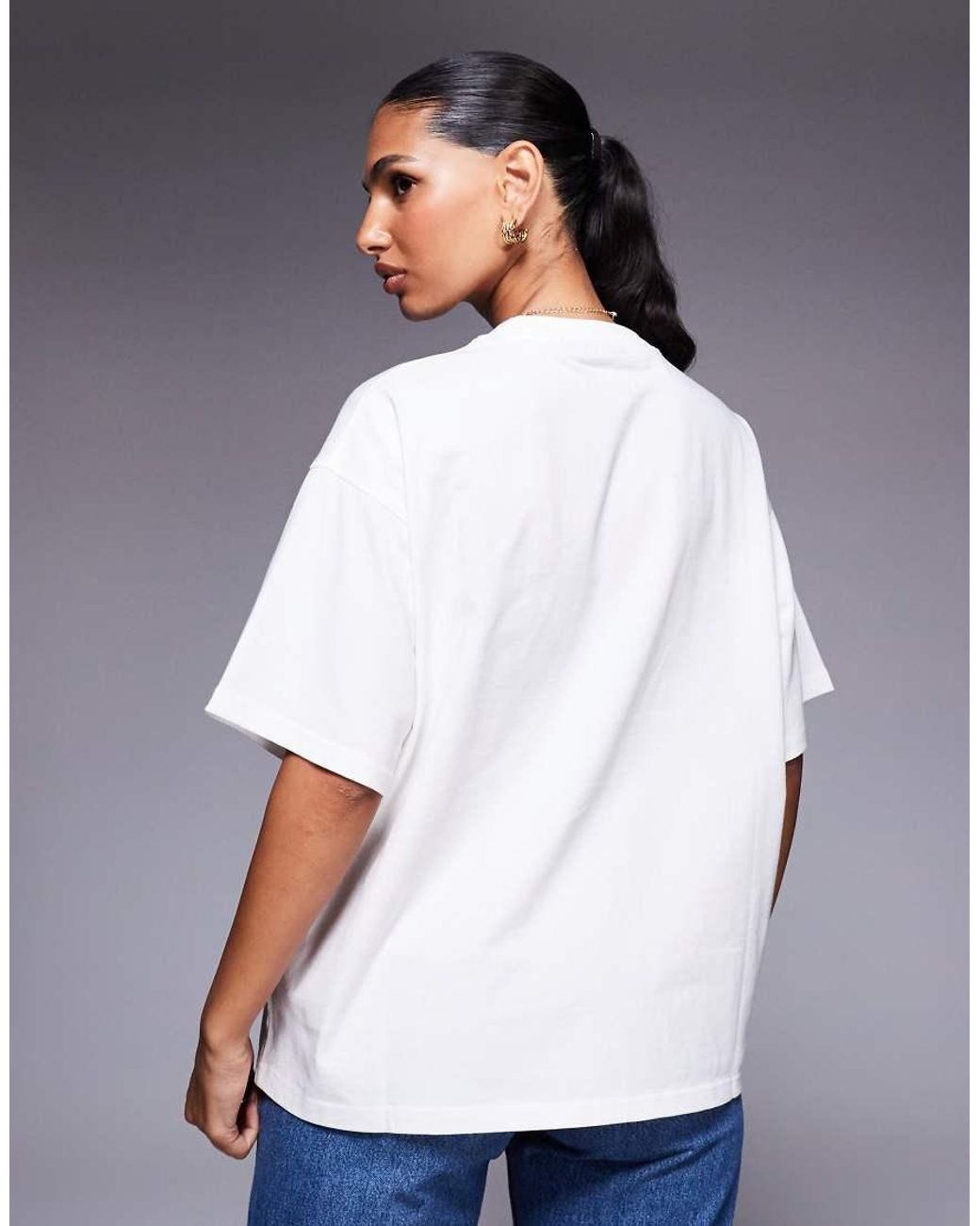 Good For Nothing Gray Oversized Puff Print T-Shirt