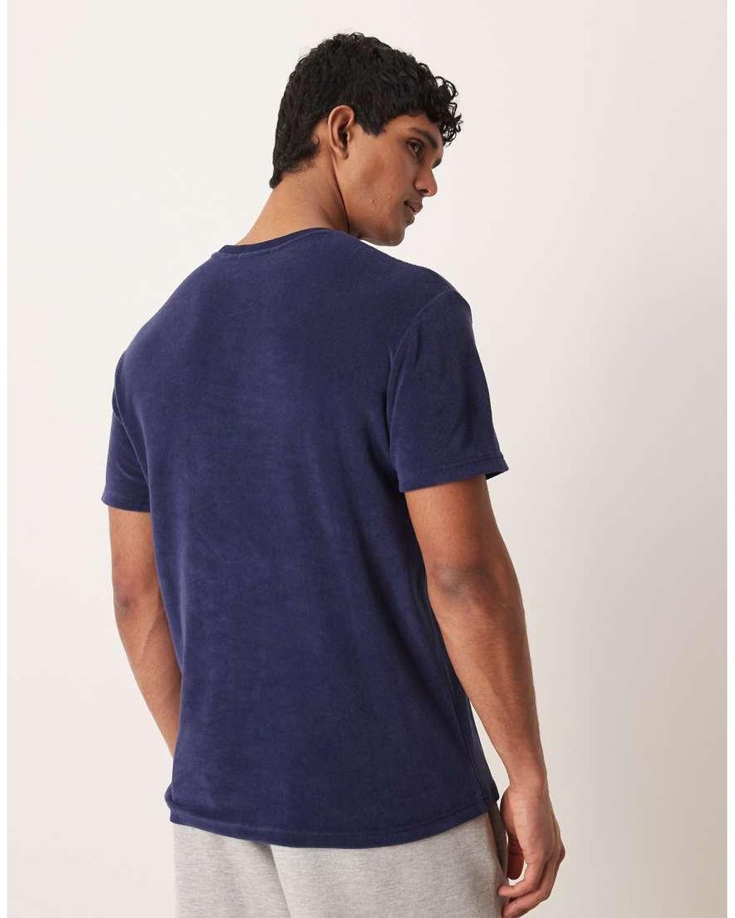 Polo Ralph Lauren Blue Icon Logo Terry T-shirt for men