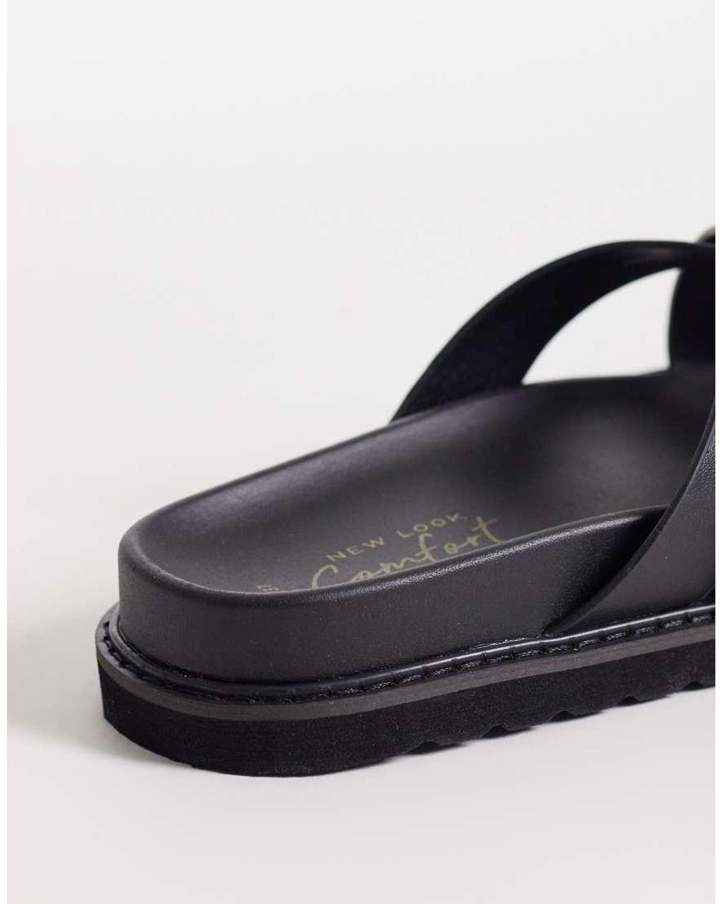 New Look White Toe Loop Multistrap Sandal