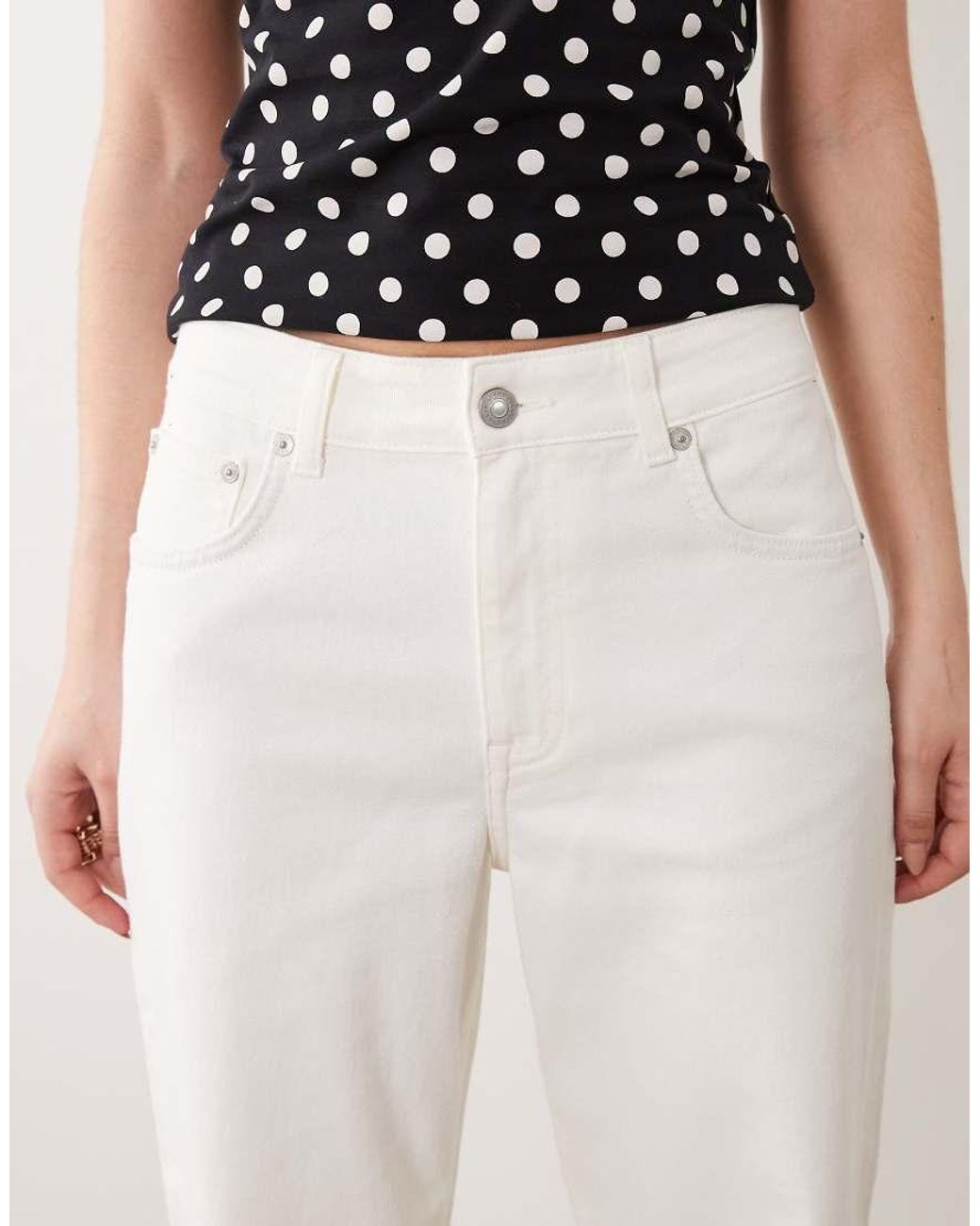 Gant Natural Cropped Relaxed Fit Jeans