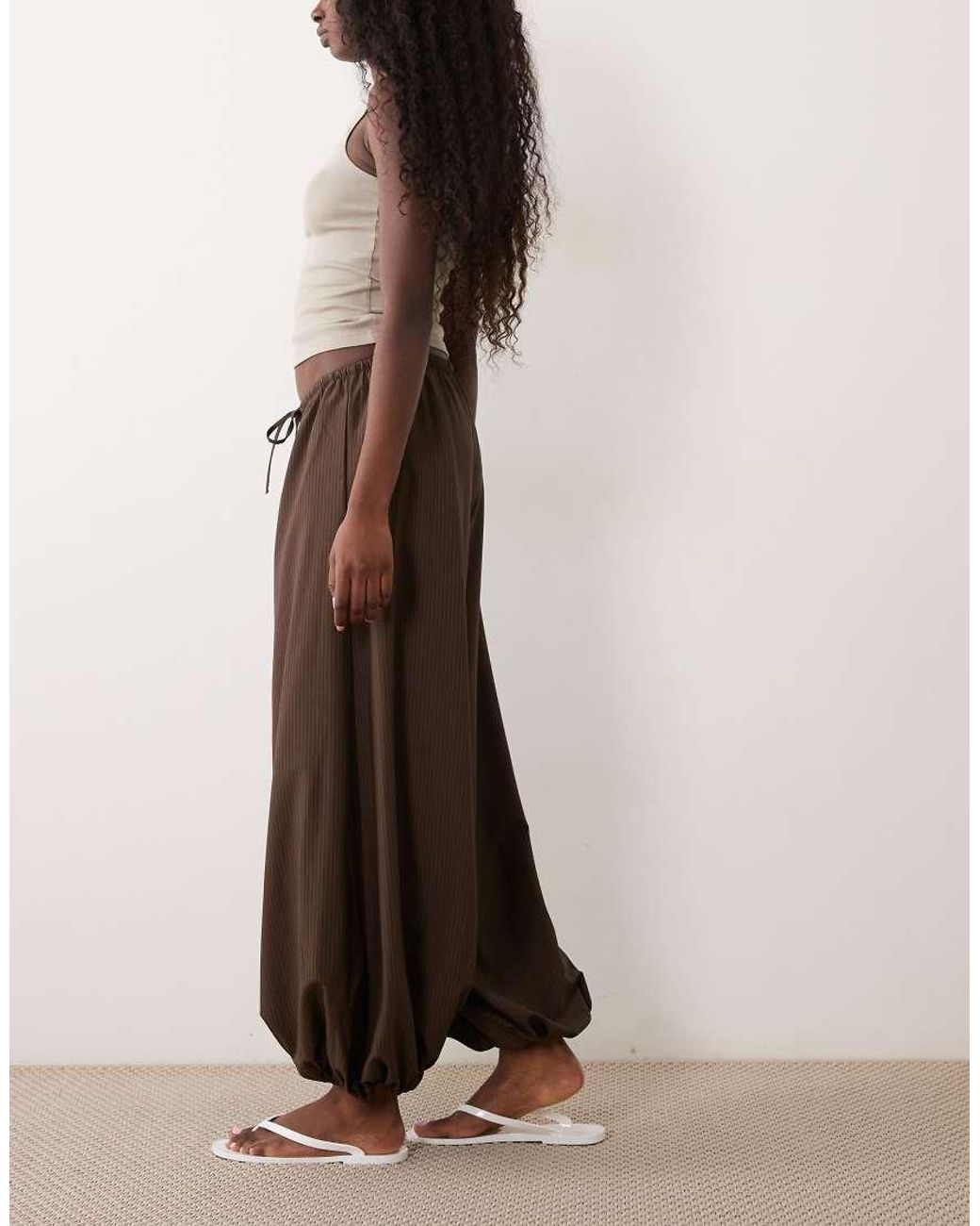 Cotton On Natural Willow Balloon Suiting Pant