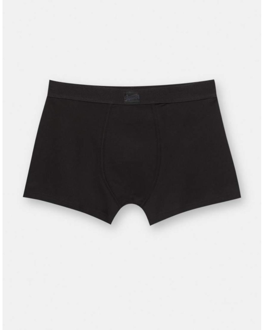 Pull&Bear Black Pack Of 3 Boxers for men