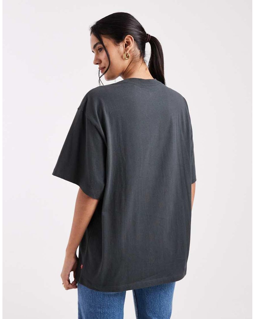 Levi's Blue Oversized Graphic Print T-Shirt
