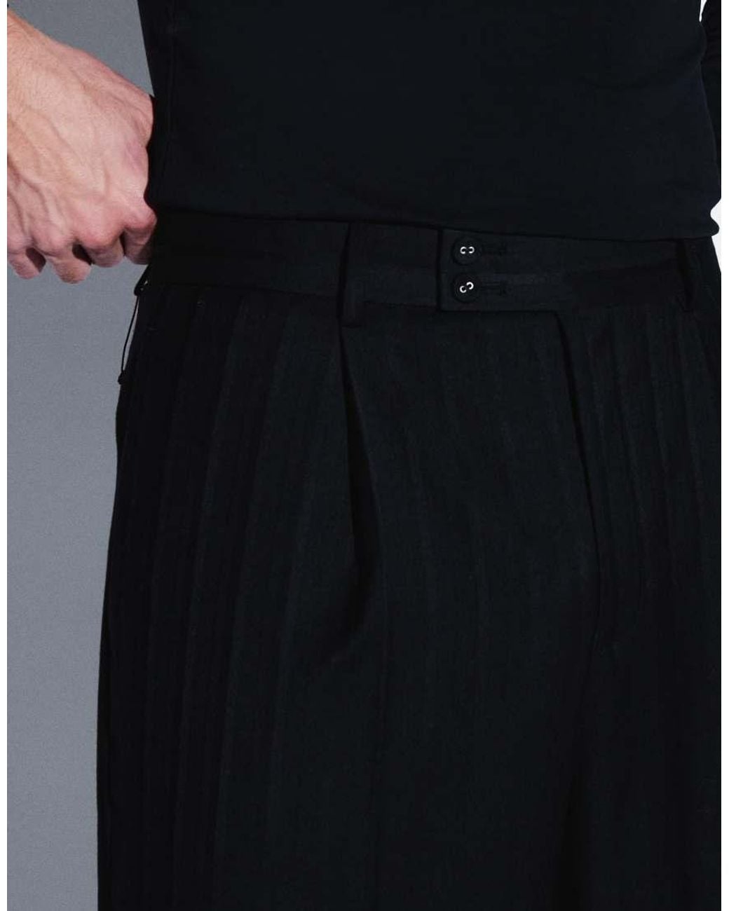 ASOS Blue Tailored Wide Leg Trousers for men