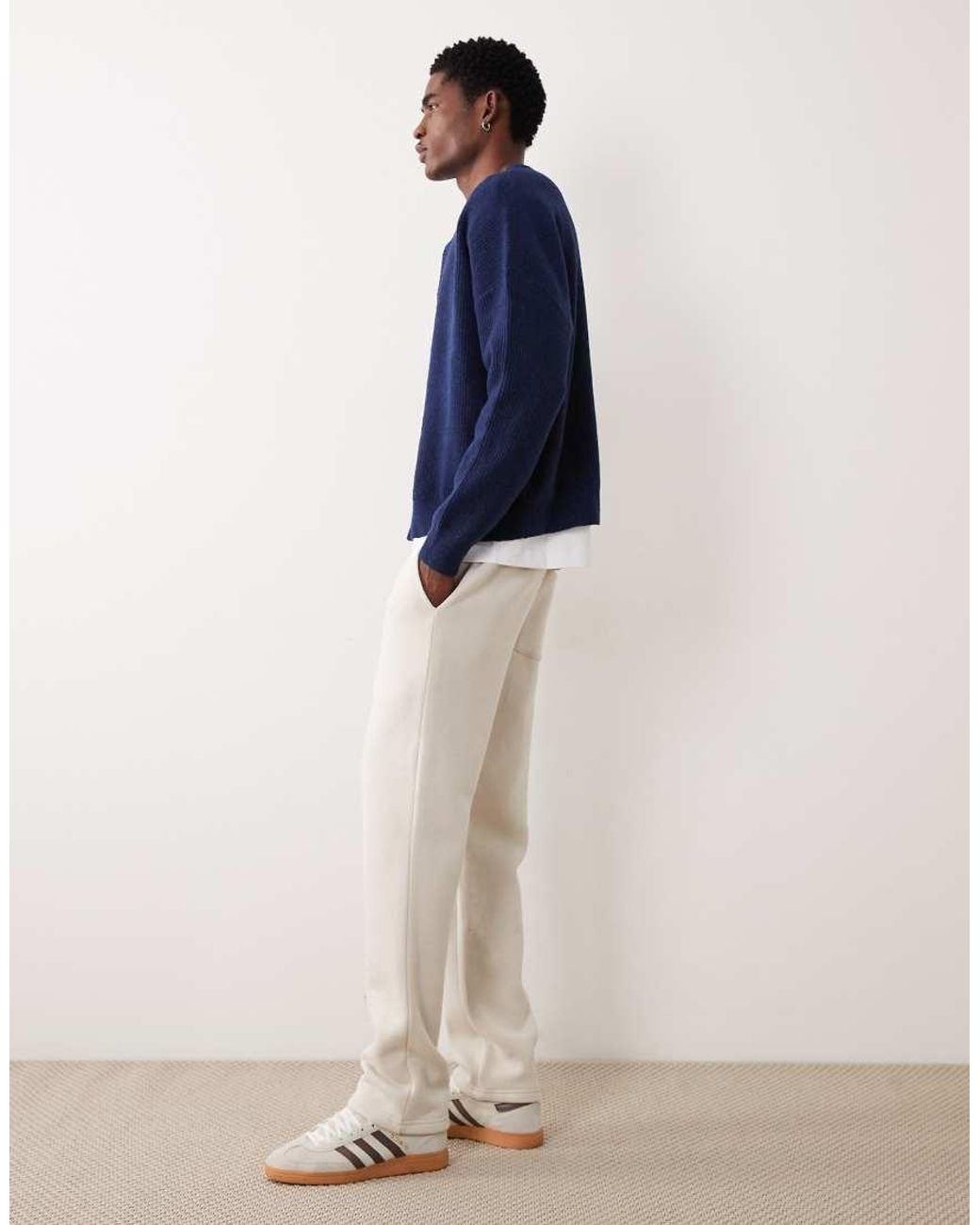 Cotton On Blue Relaxed Track Sweatpants for men