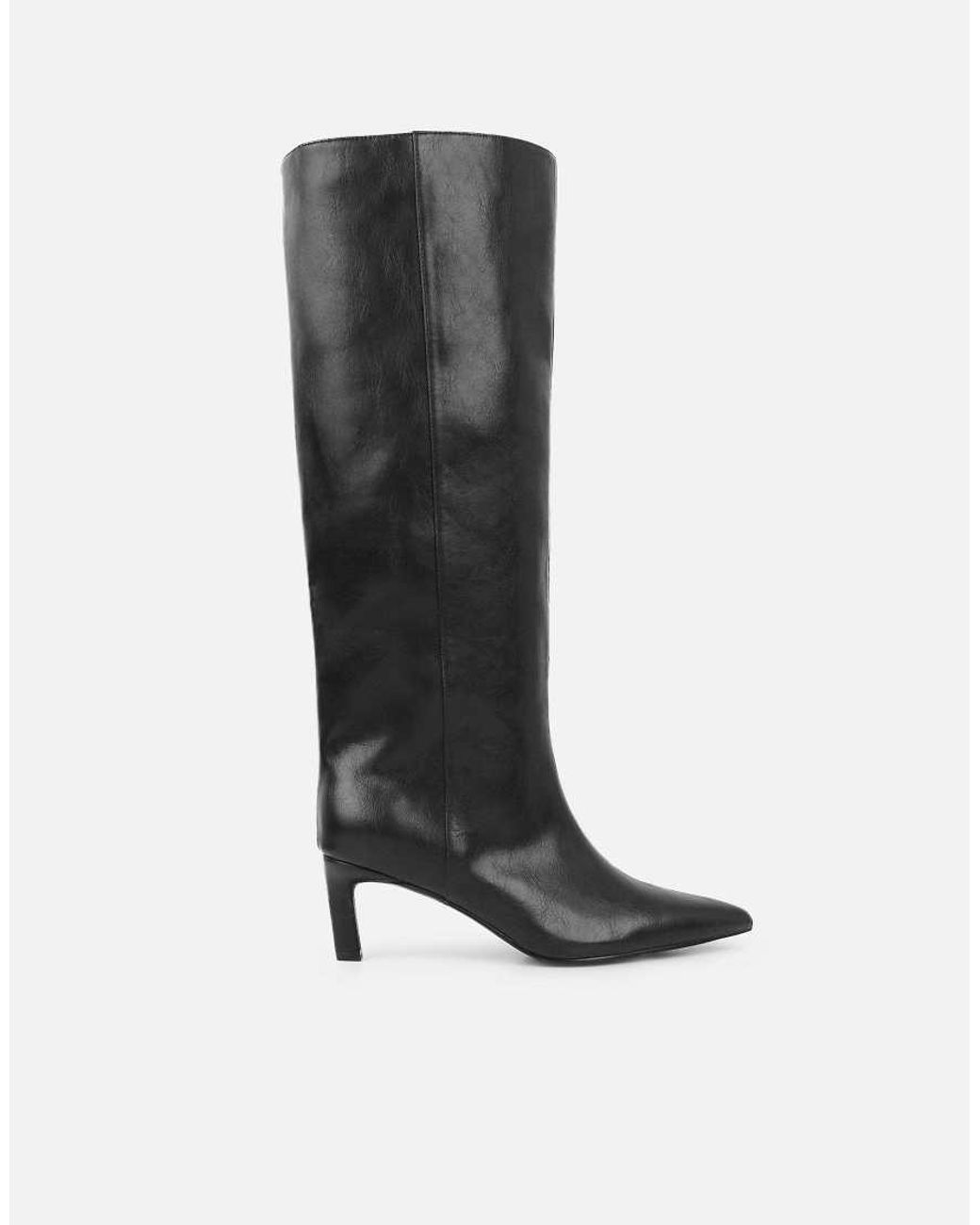 SIMMI Natural Nash Heeled Boots