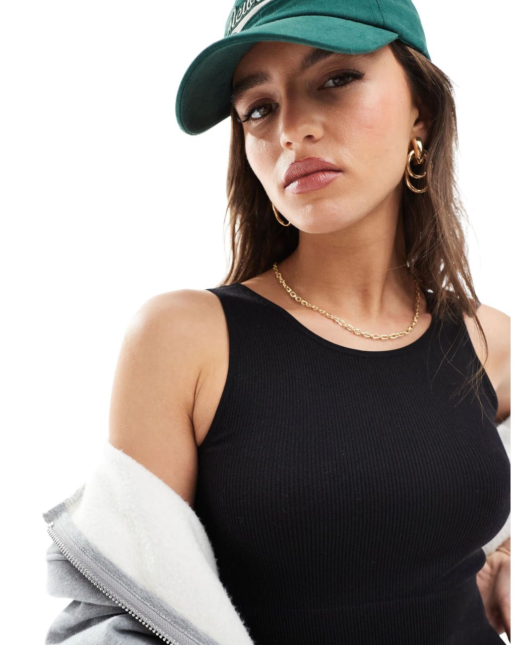 ONLY Green Seamless Crop Top Co-Ord