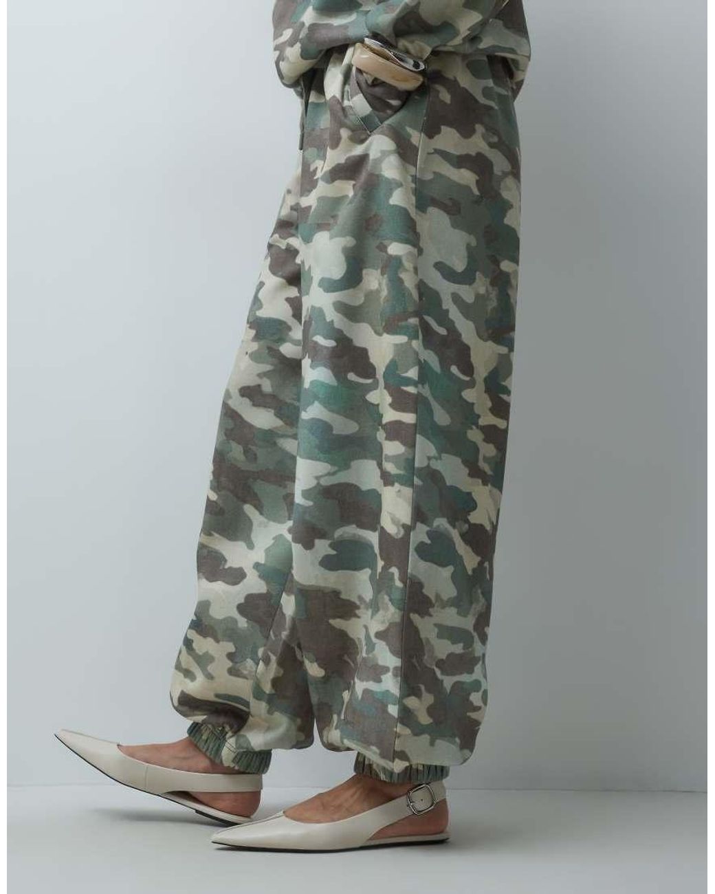 ASOS Green Oversized Camo jogger Co-ord