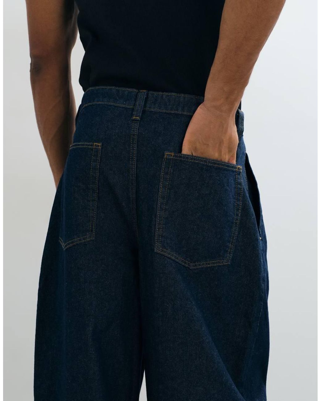 ASOS Blue Barrel Jeans for men