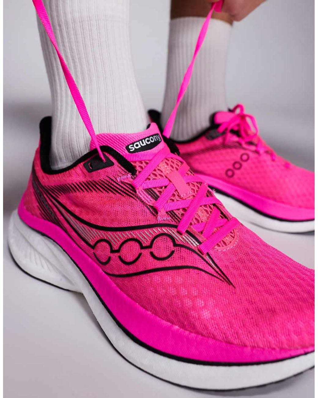 Saucony Pink Endorphin Speed 5 Running Trainers for men