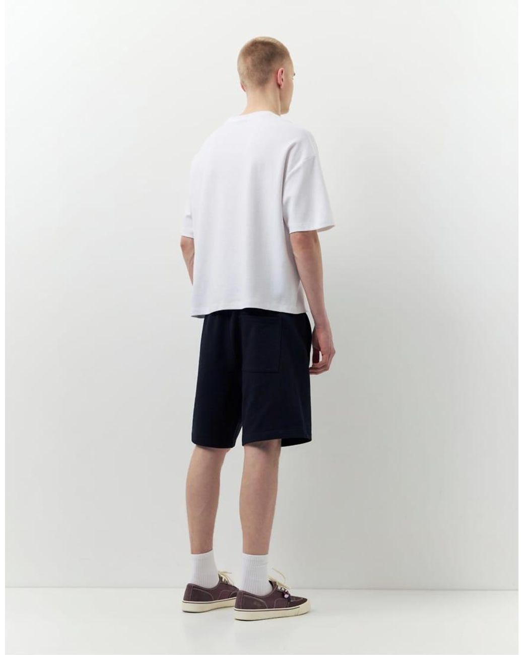 Pull&Bear Black 2-pack Of Stwd Bermuda Short Sweatpants for men