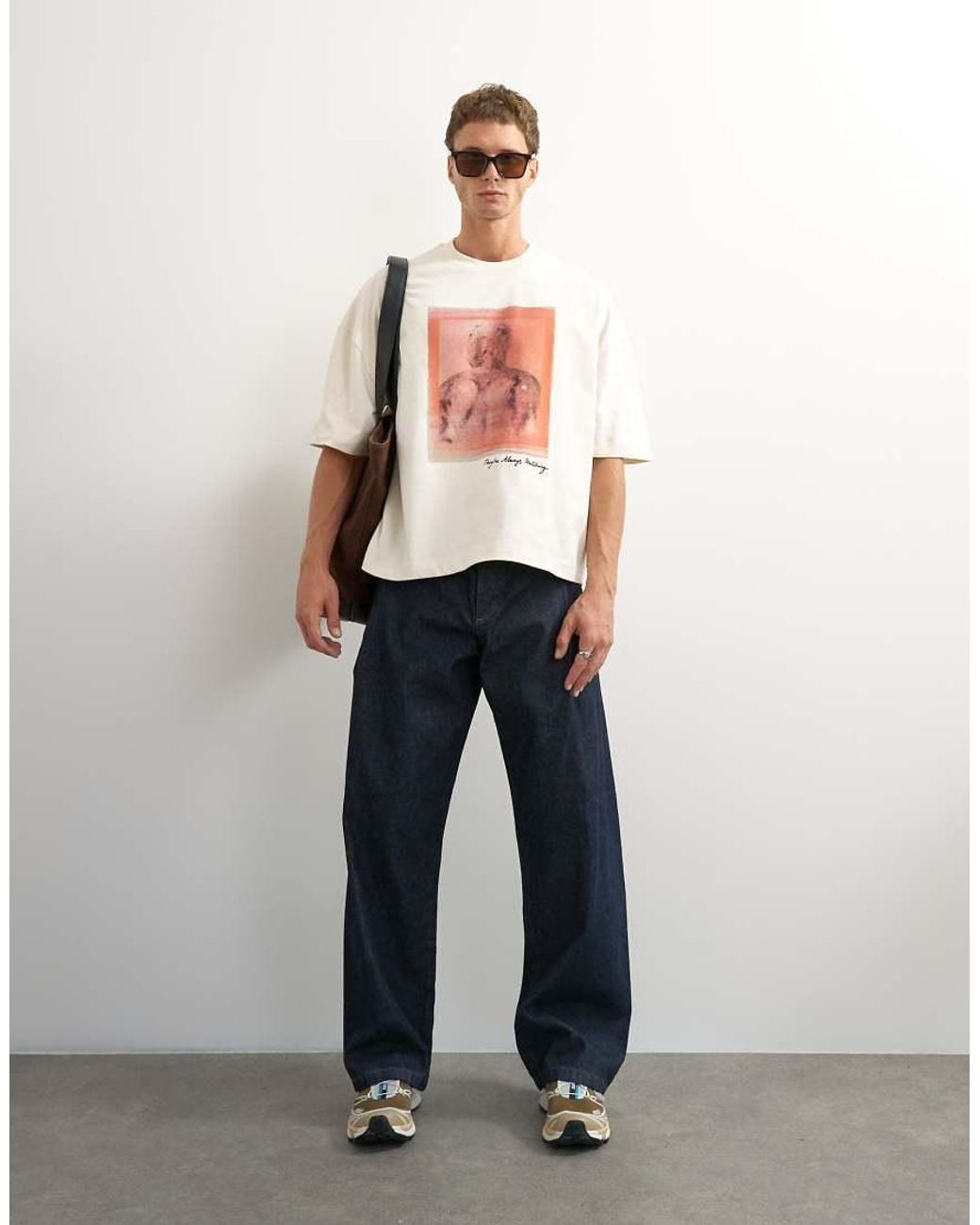 X Paul Majek Topman de hombre de color White
