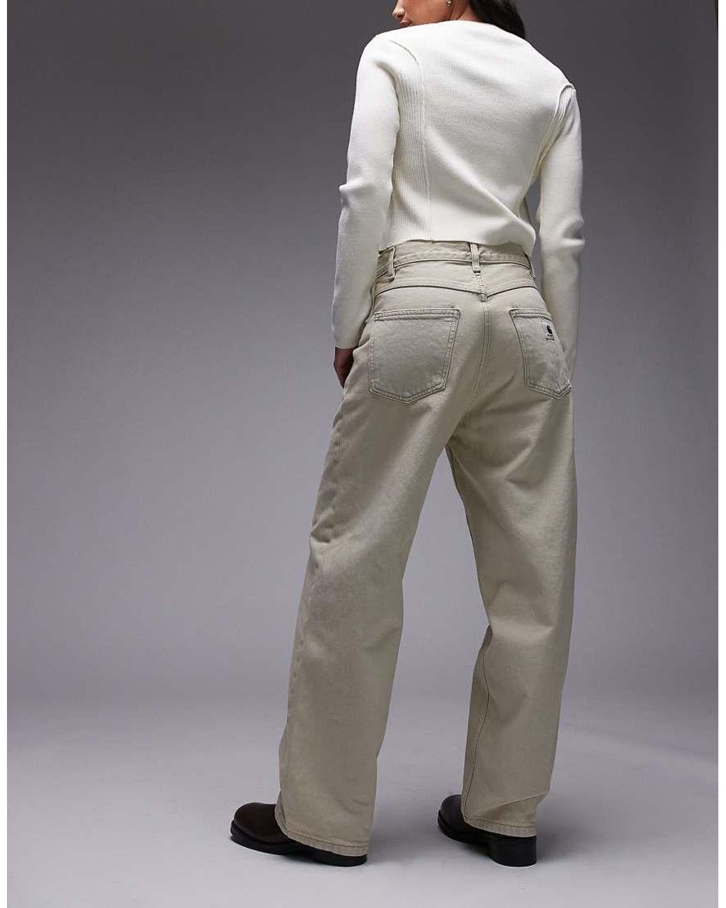 Carhartt Gray Brandon Loose Straight Fit Jeans