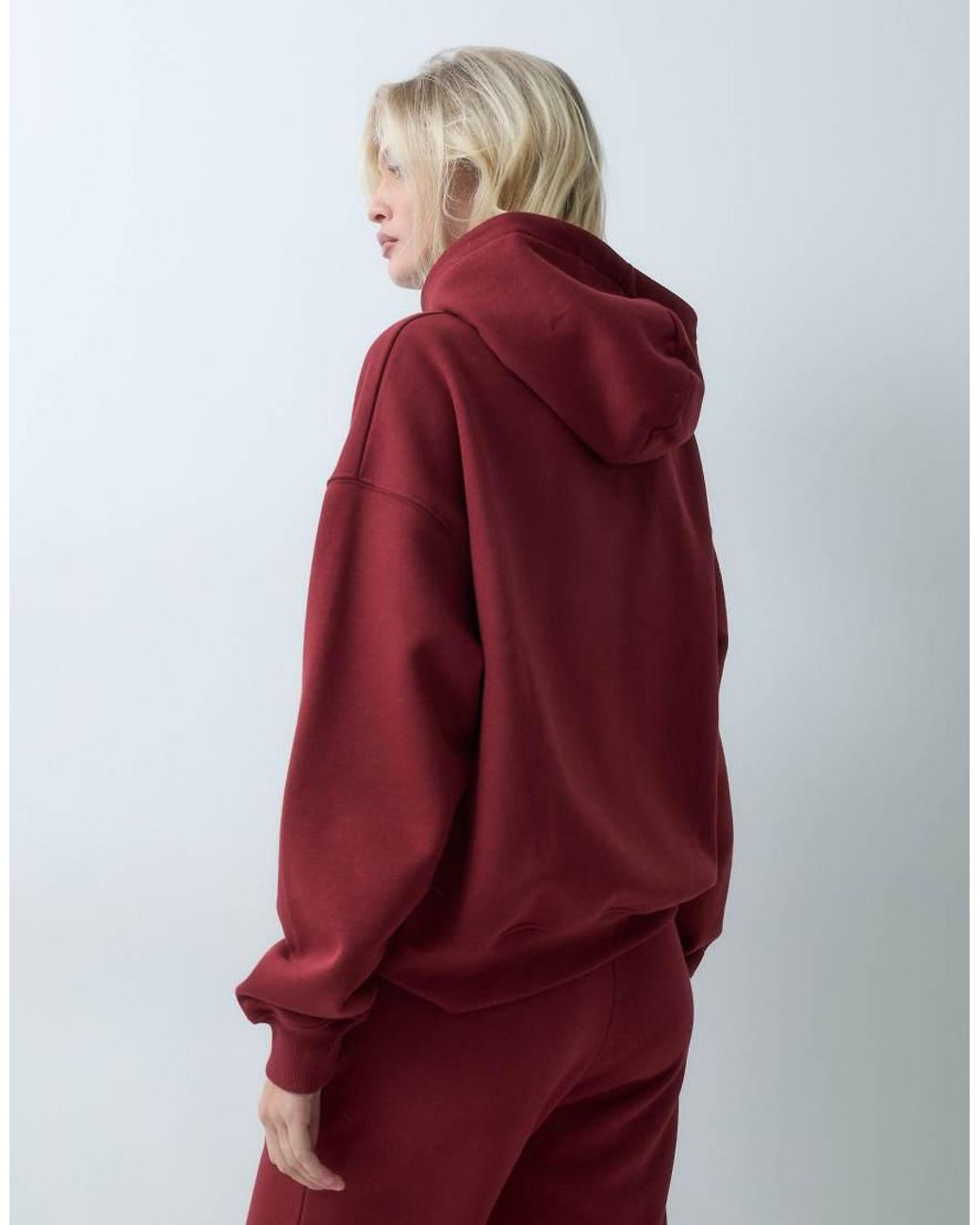 Gina Tricot Red Co-ord Relaxed Fit Hoodie
