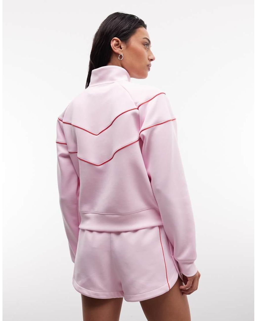 Nike Pink Woven Windrunner Track Jacket