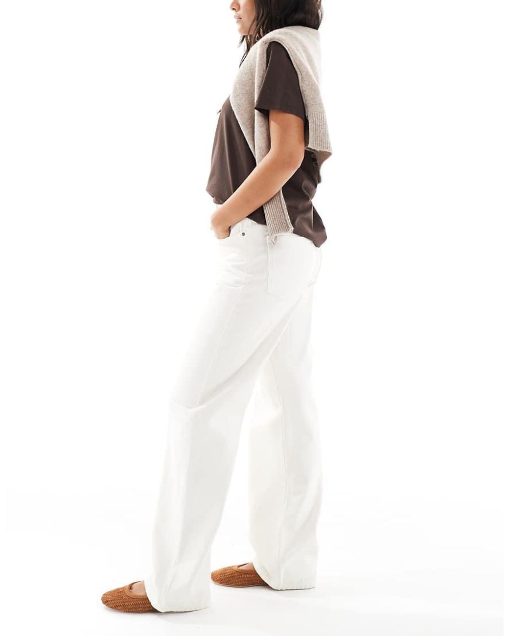 Cotton On Rechte Jeans in het White