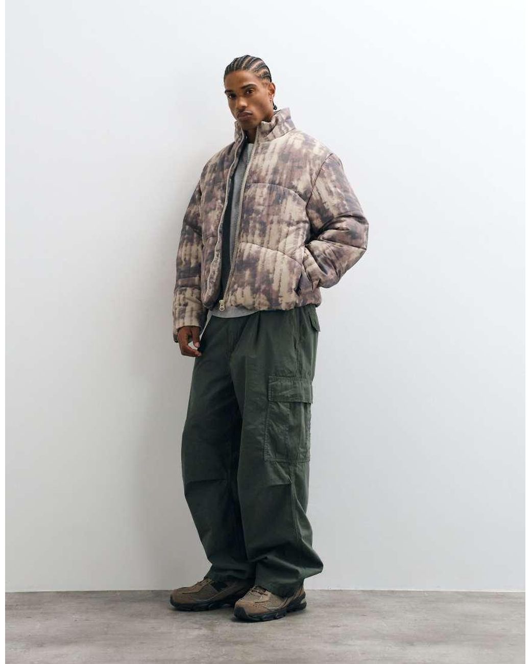 ASOS Gray Puffer for men