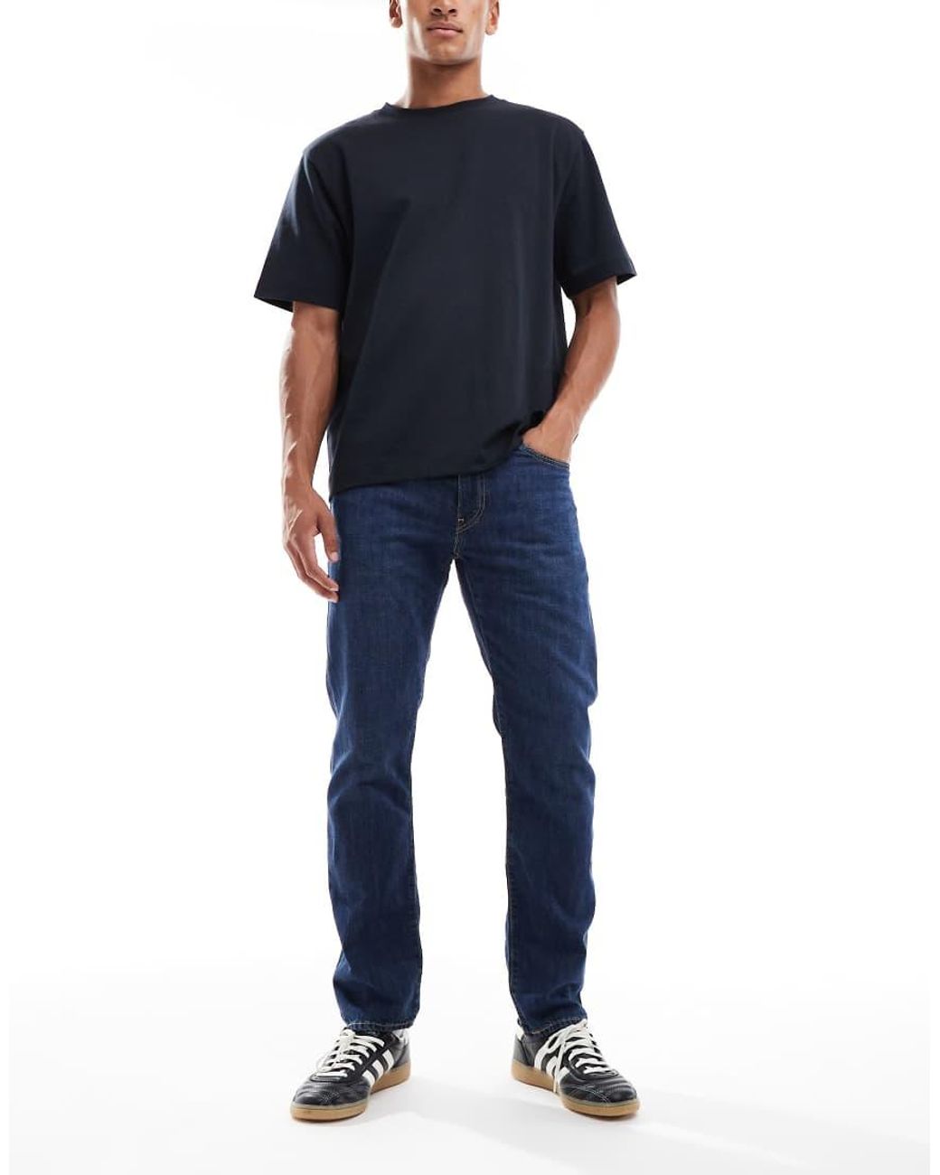 Levi's Blue 502 Tapered Fit Lightweight Jeans for men