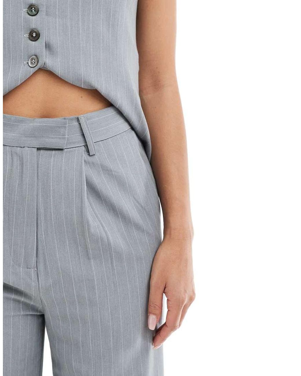 NARRATED Blue Wide Leg Trousers