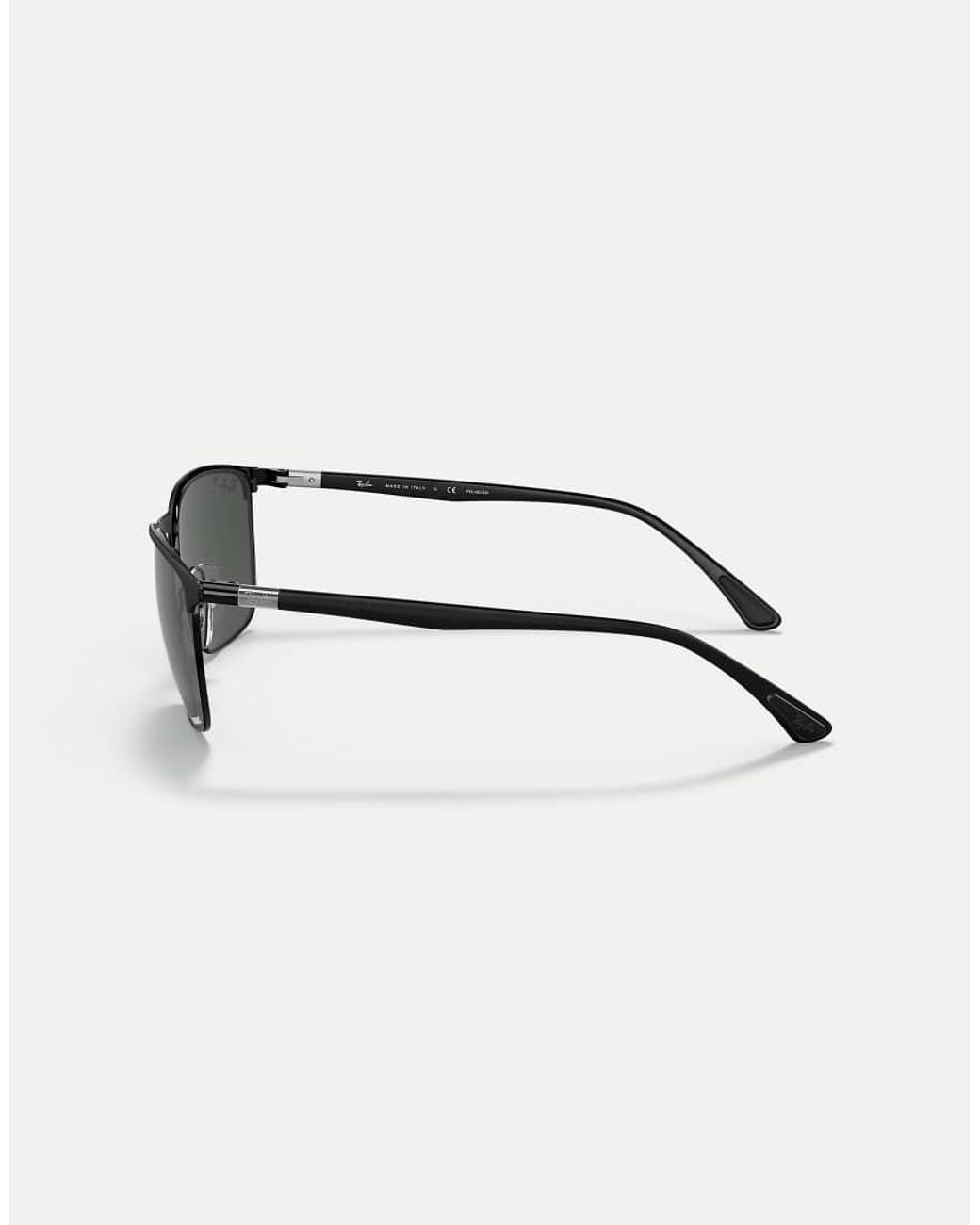 Ray-Ban Black Rb3686 Polarized+ Lenses Square Polarised Sunglasses With Lens