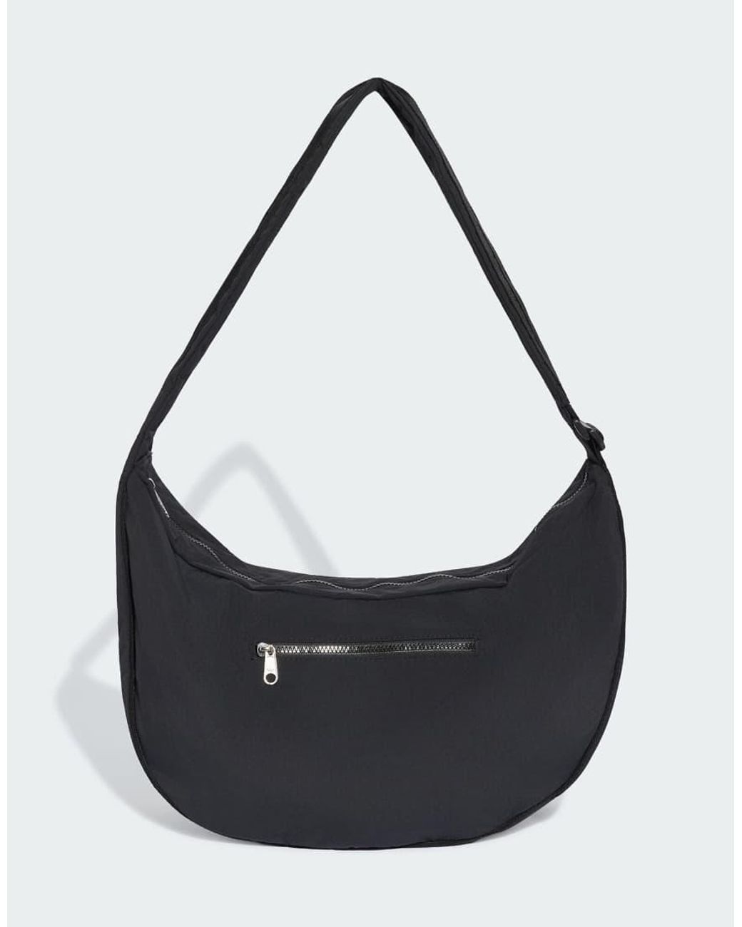 Adidas Originals Black Everyday Icons Crossbody Bag Half Moon