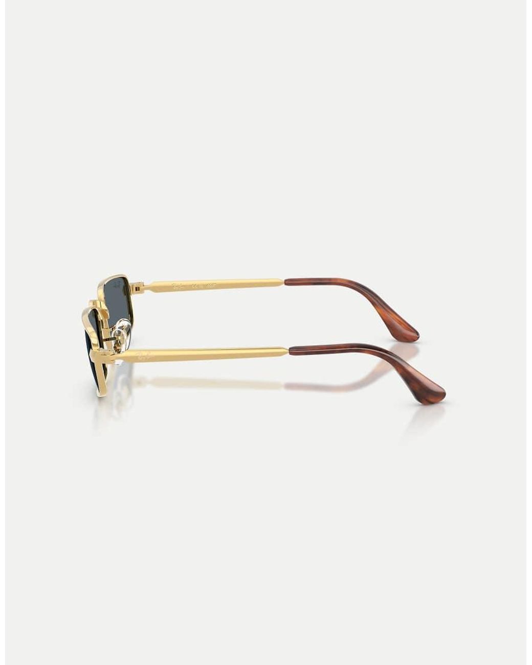 Ray-Ban Blue Rb3927 Rectangle Sunglasses With Lens