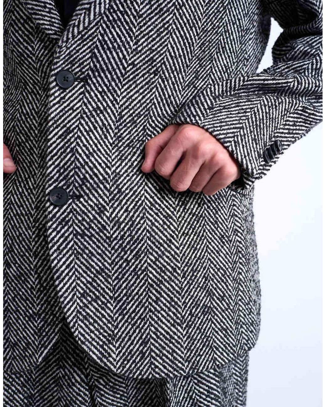 Blazer di Topman in Gray da Uomo