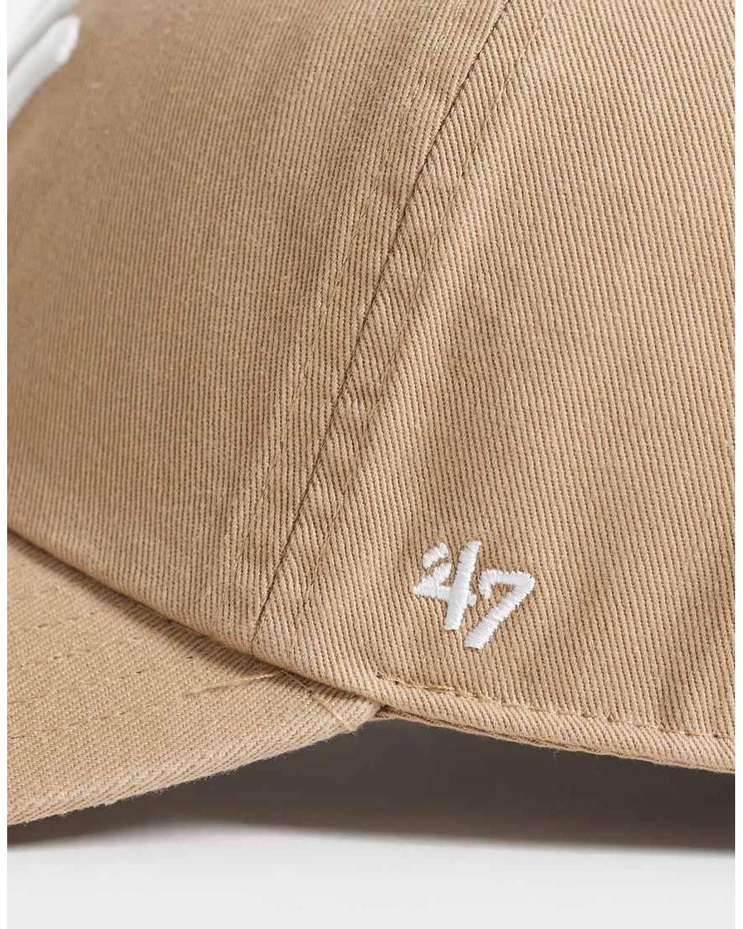 '47 Natural Ny Yankees Loop Label Logo Cap