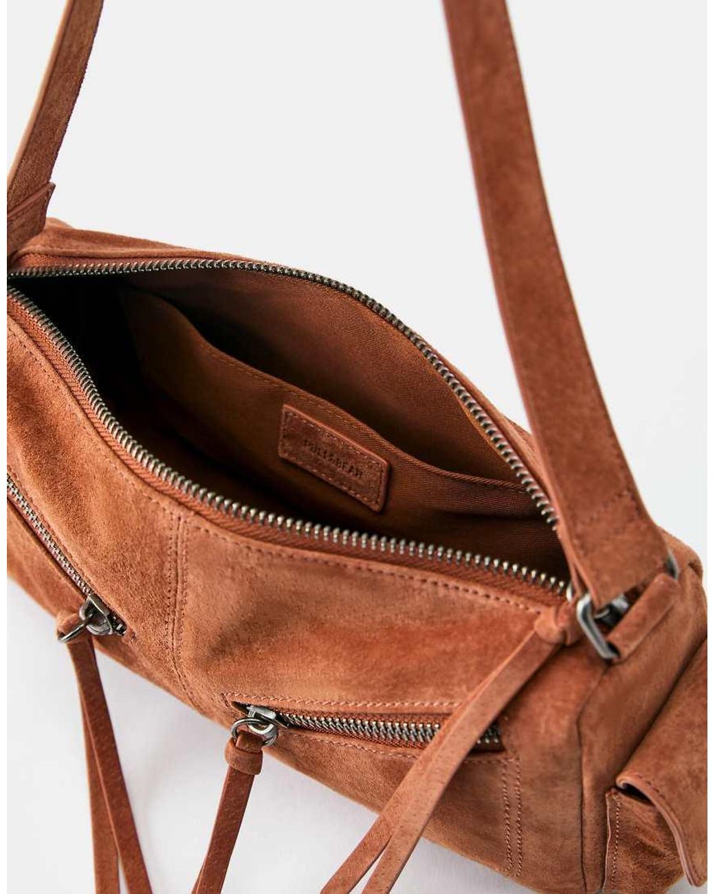 Borsa Da Spalla Multitasche di Pull&Bear in Brown
