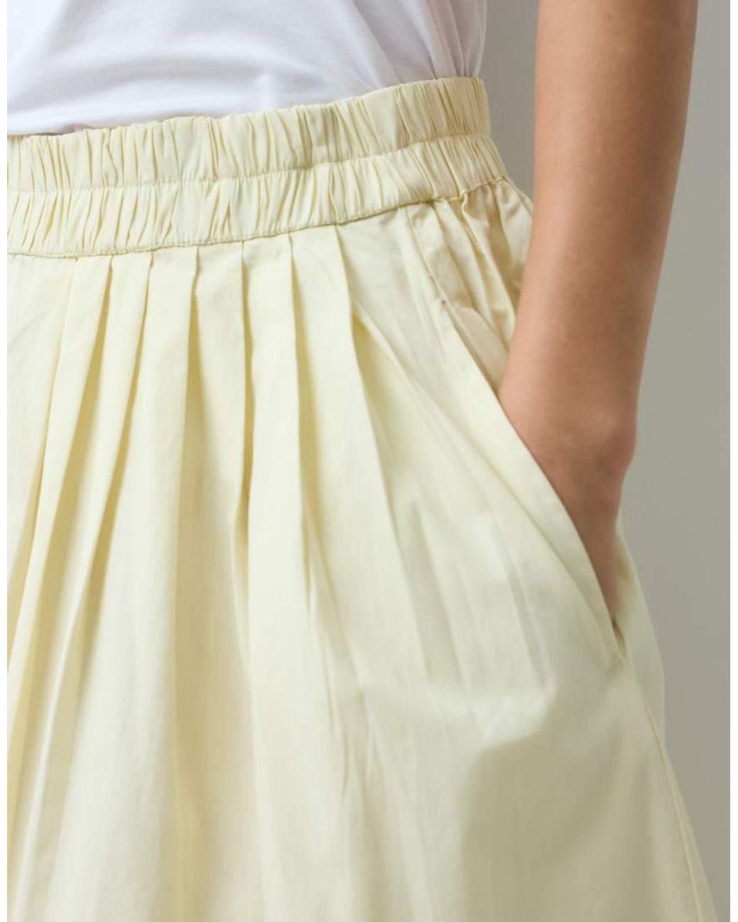 ASOS White Asos Design Tall Elasticated Waist Volume Maxi Skirt