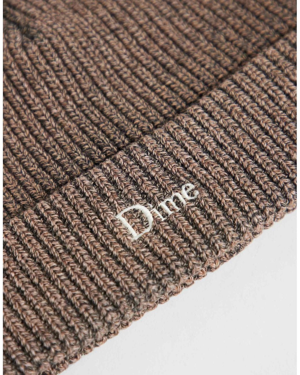 Dime Gerippte logo-mütze in Brown für Herren