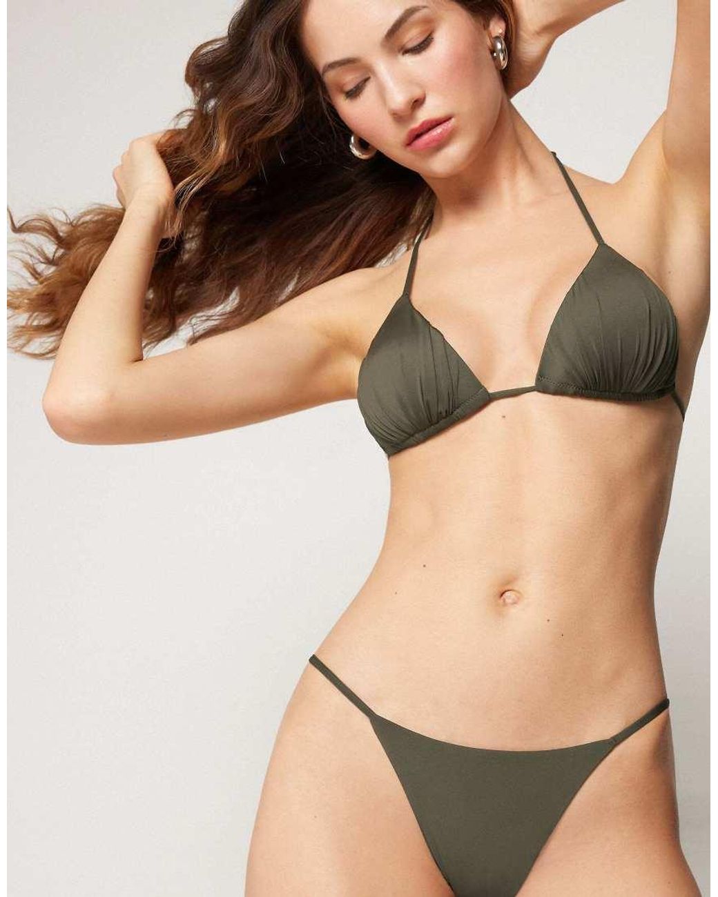 Tezenis Green Timeless Look Bikini Bottoms
