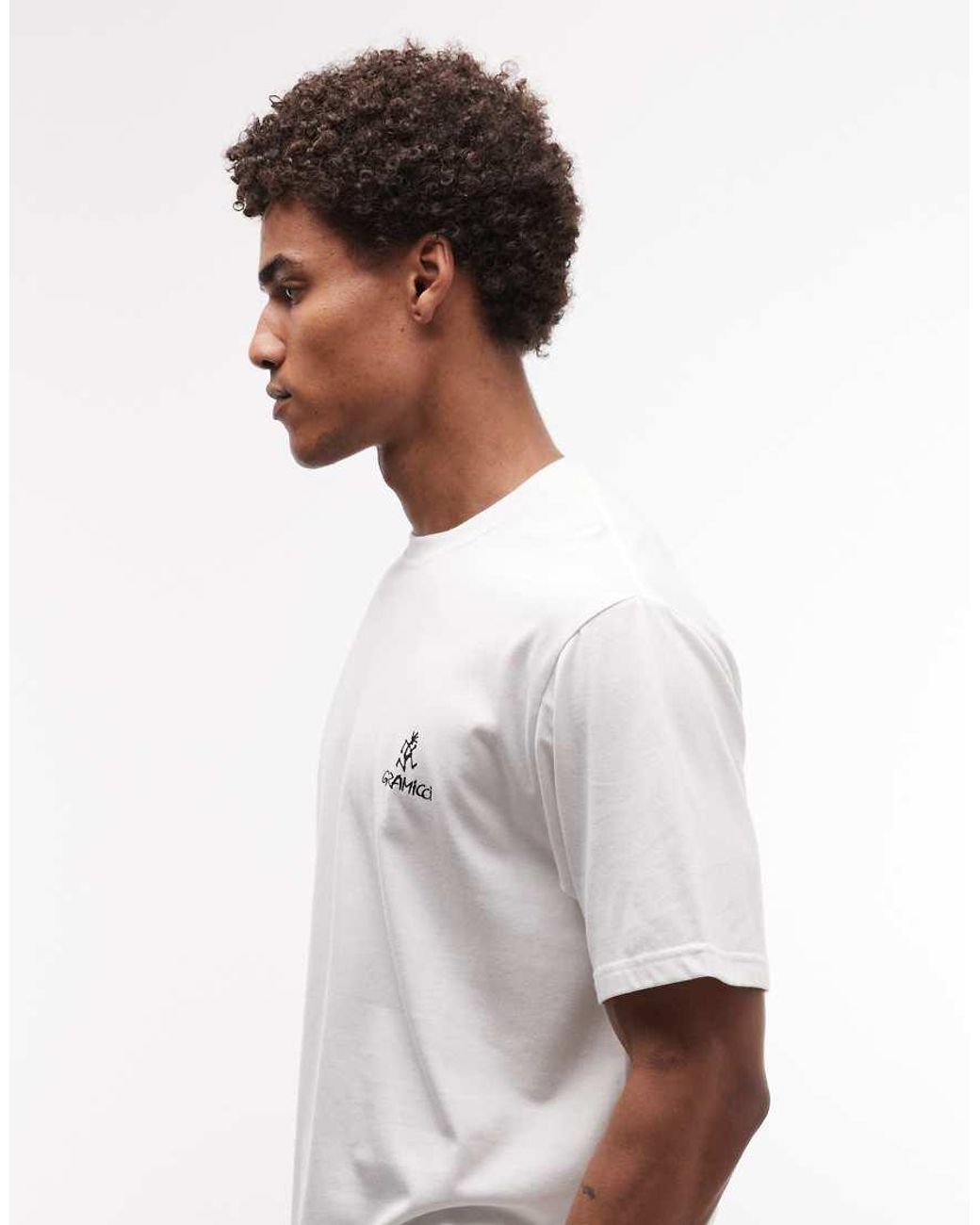 Gramicci White Grammiici Graphic Print T-Shirt for men