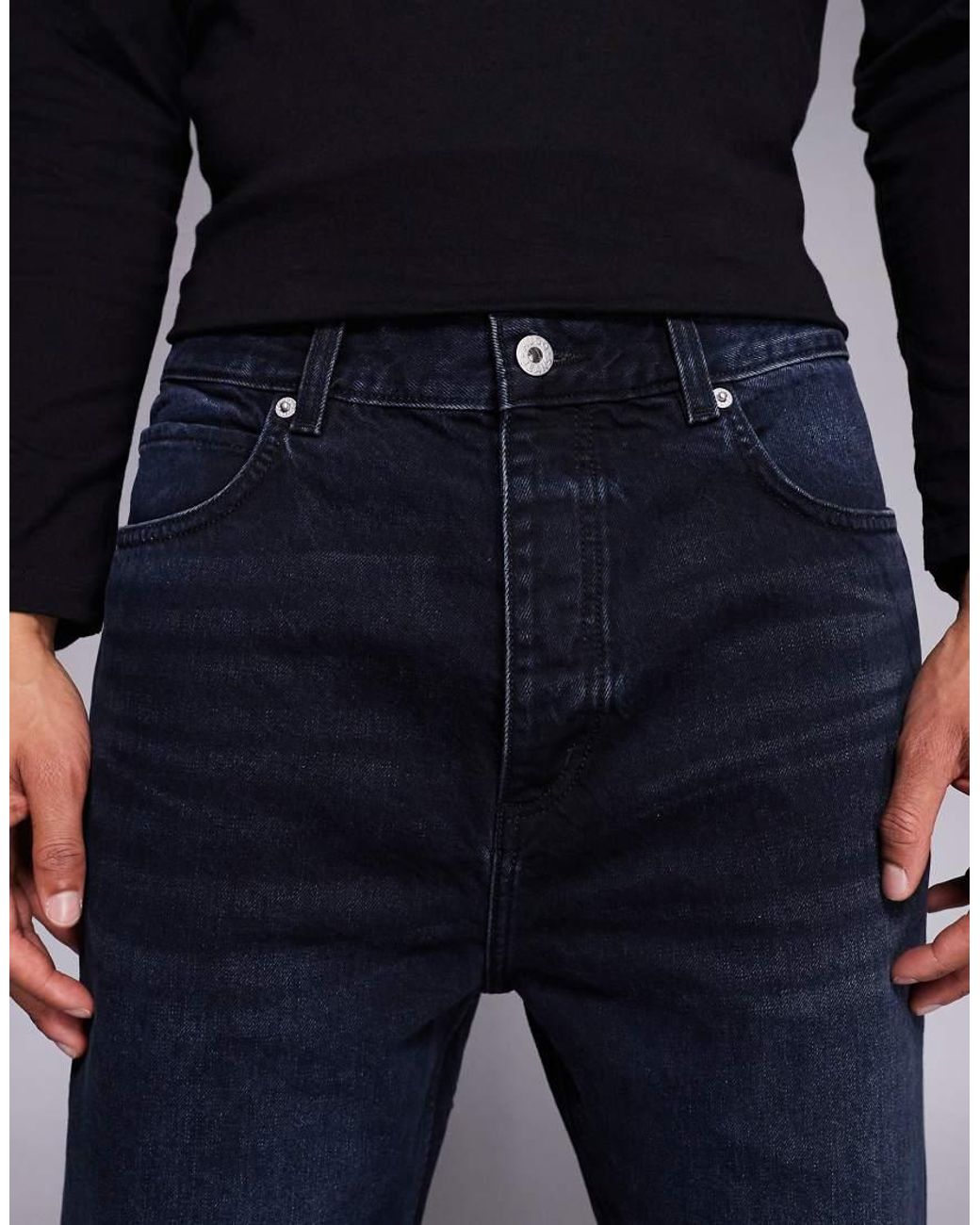 HUGO Blue Nate baggy Fit Jeans for men