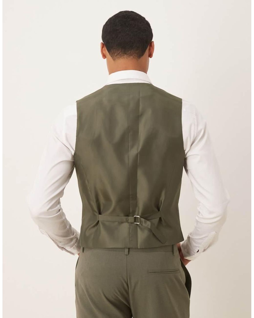 ASOS Natural Skinny Fit Vest for men