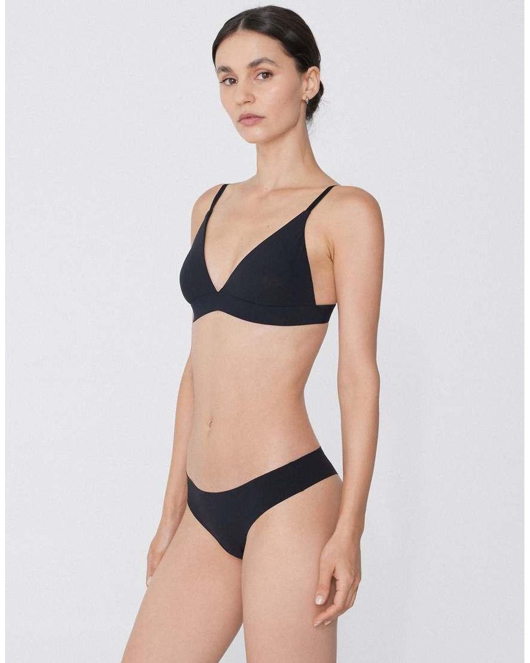 Tezenis Black Laser Cut Brazilian Briefs