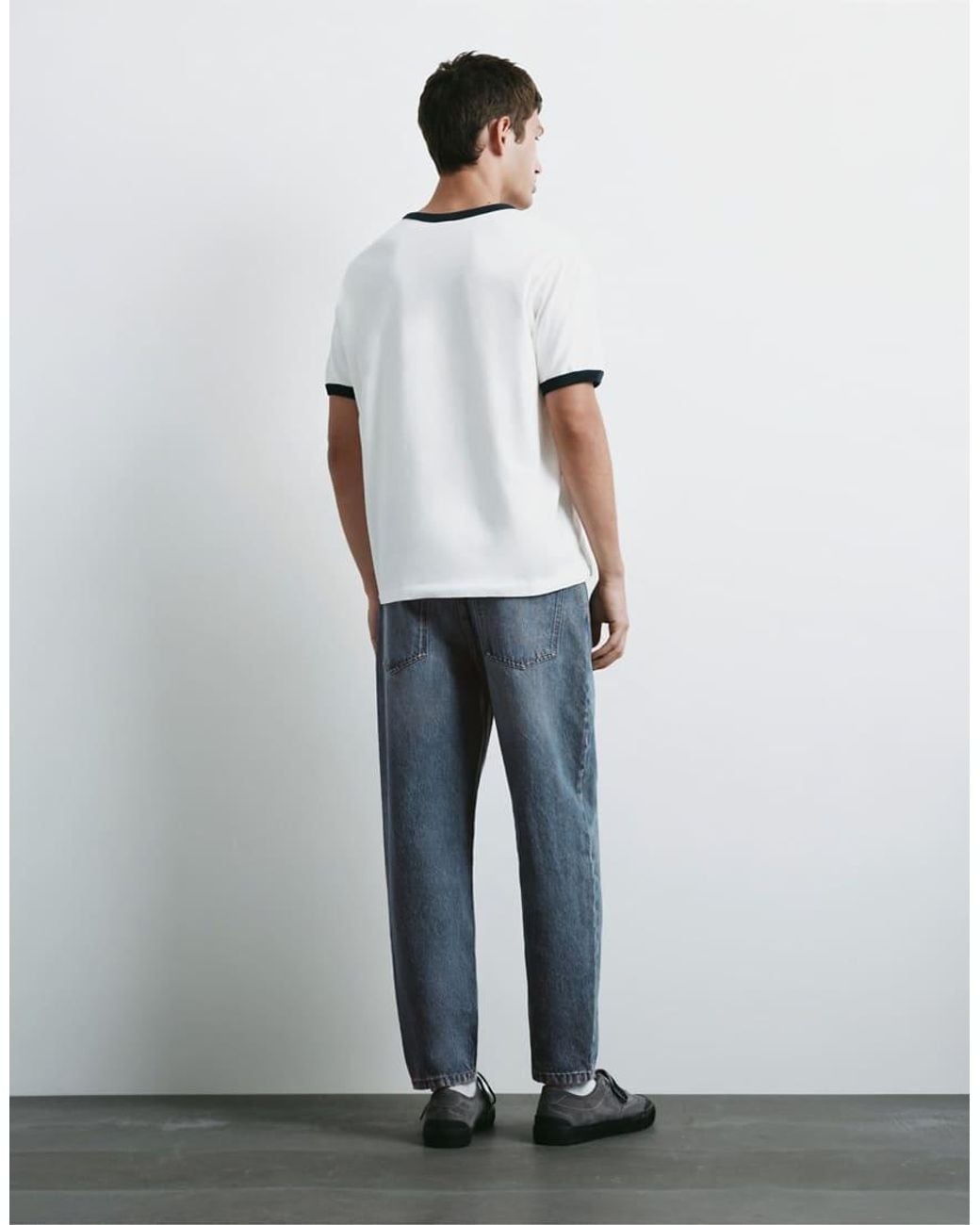 Jeans Standard Lavanda di Pull&Bear in White da Uomo