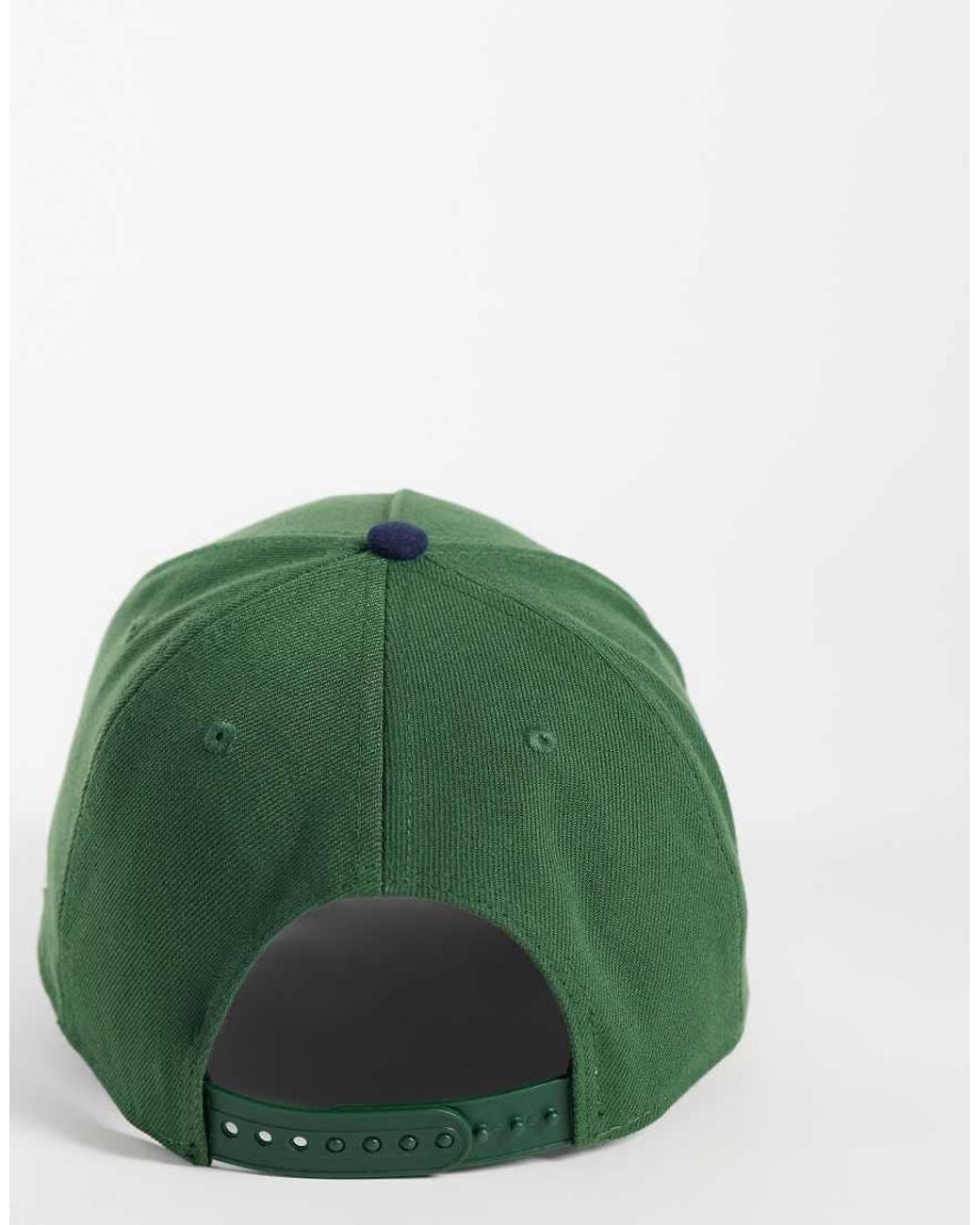KTZ Green Ny Yankees E Frame Suede Visor Contrast Peak Cap