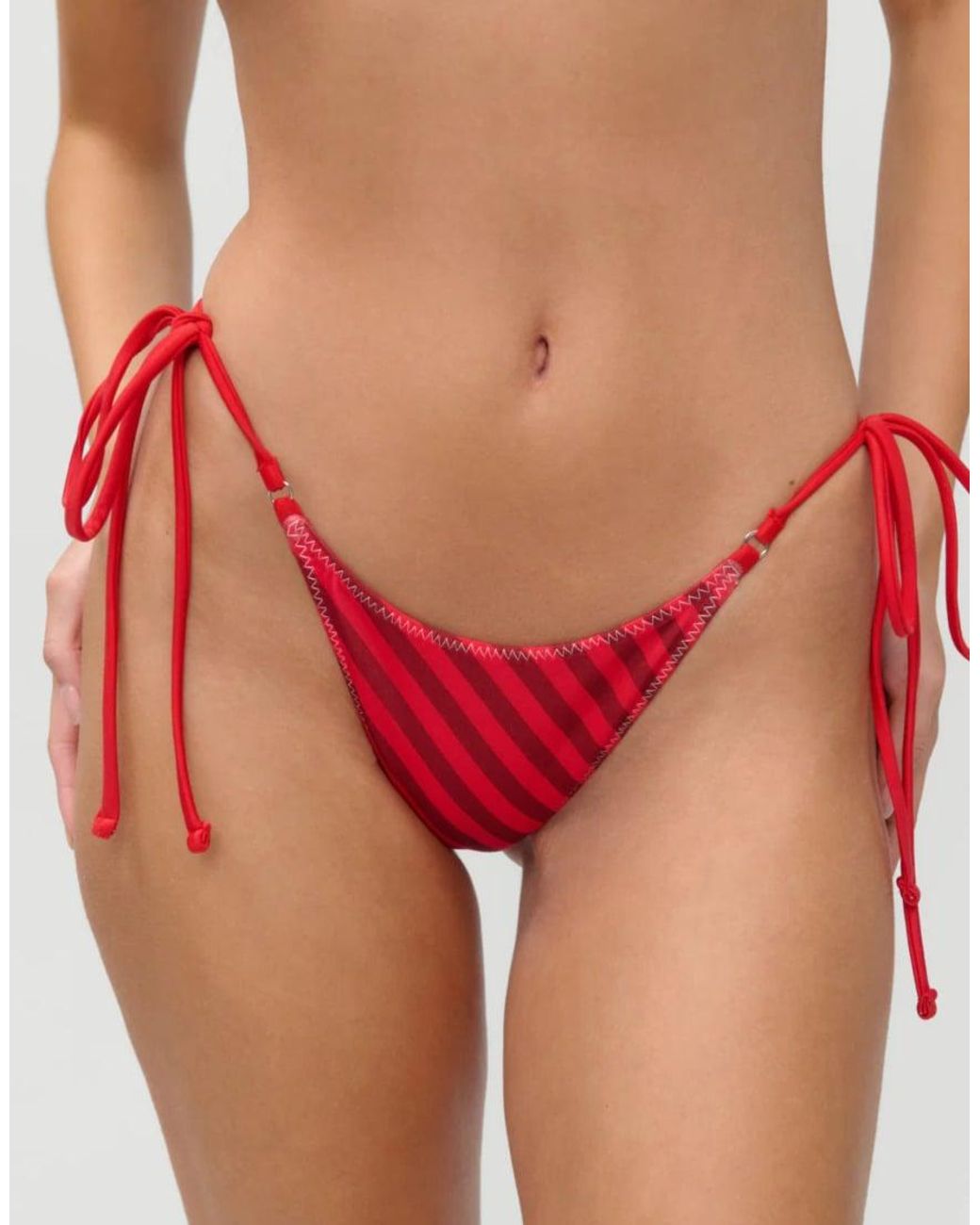 Frankie's Bikinis Red X Jennie Kim Tieside Bikini Bottom