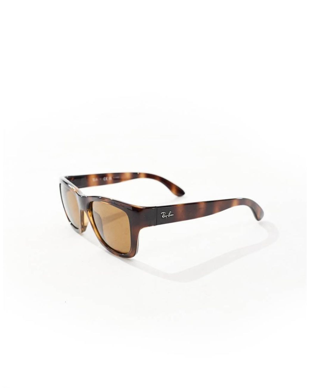 Ray-Ban Brown Rectangular Sunglasses