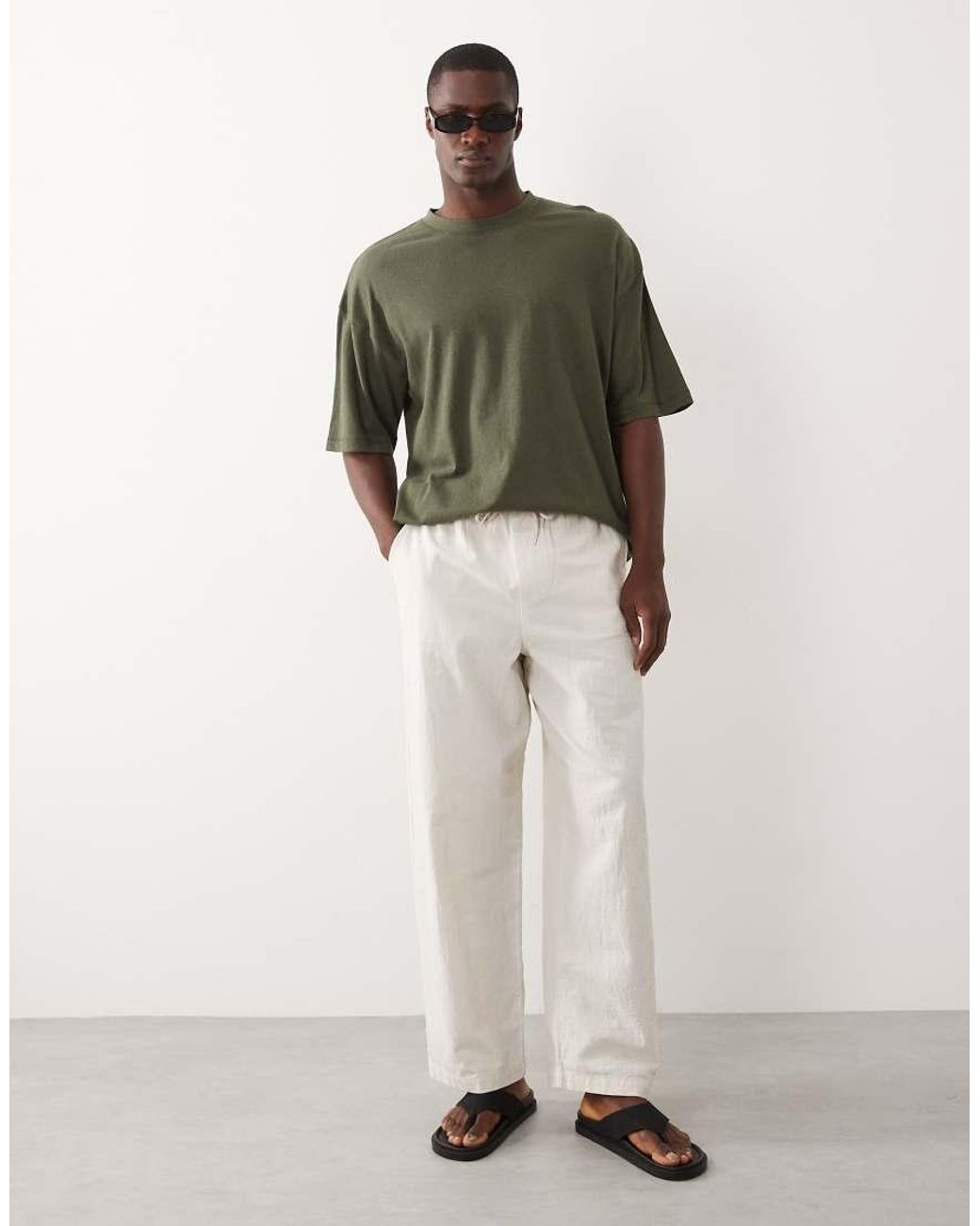 ASOS Green Oversized T-shirt for men
